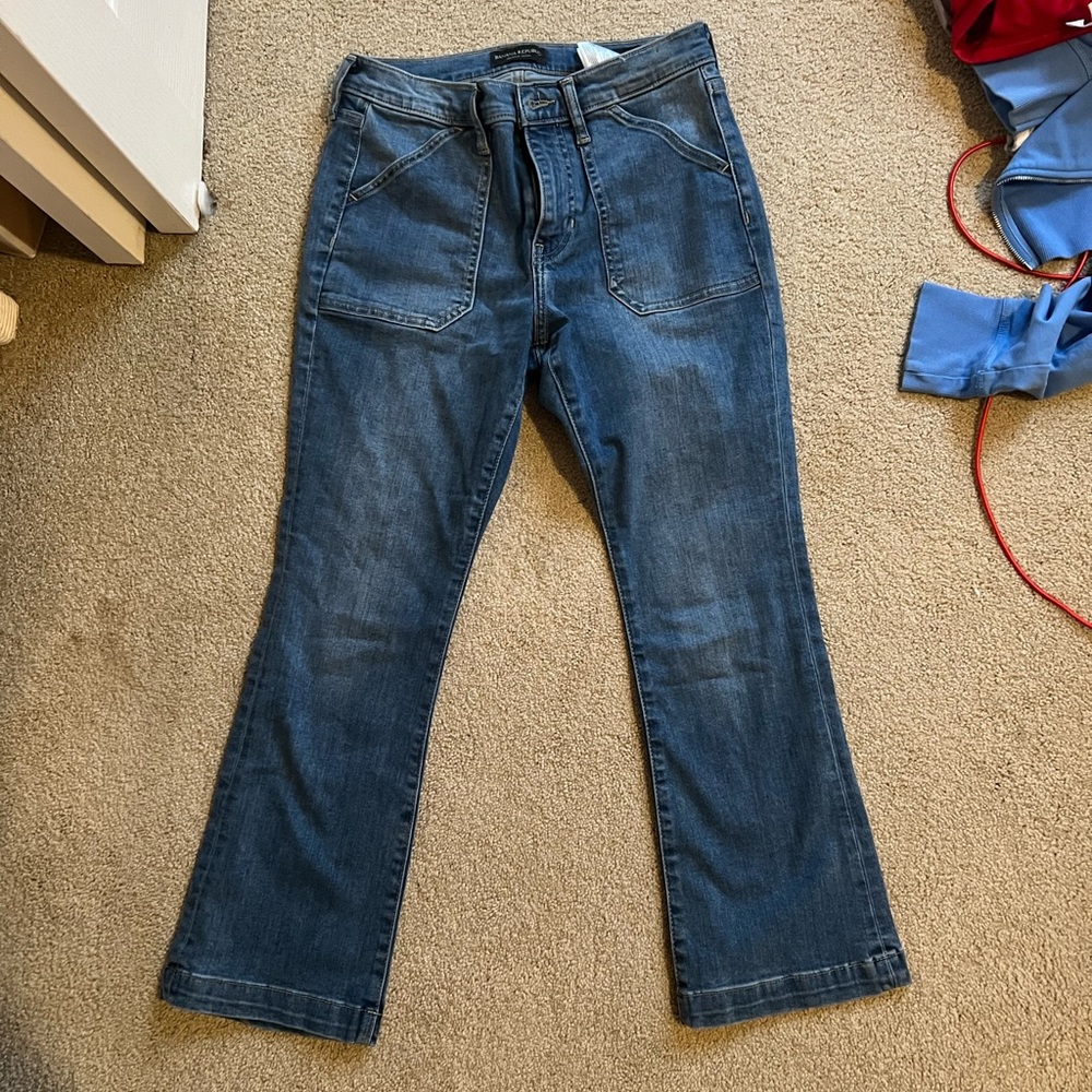 Banana Republic Dark Blue Flare Jeans